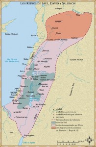 Reinos de Saul, David y Salomon - Mapas LBLA