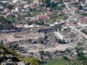 Corinto desde el Acrocorinto